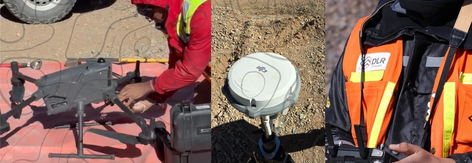 Tecnología con drones aplicada a proyectos técnicos DLR