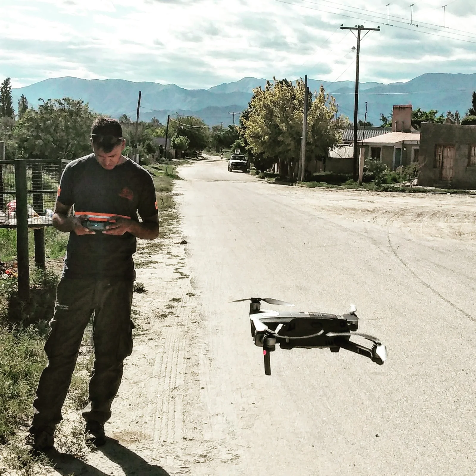 Operación de drone para fotogrametría