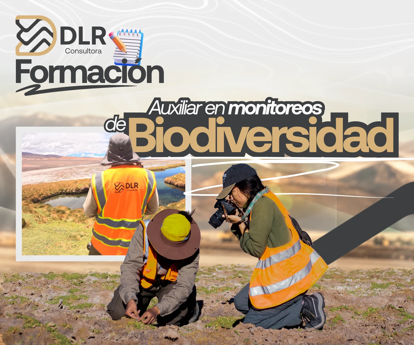 Auxiliar en Monitoreos de Biodiversidad
